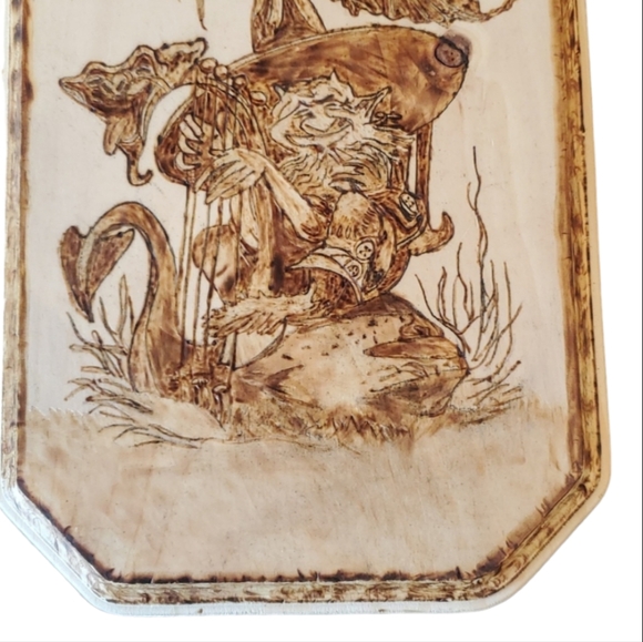 Woodburned art - Picture 4 of 4